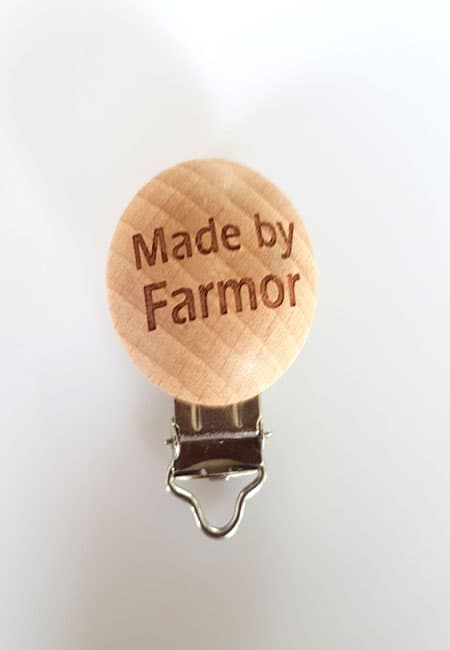 Hänhselclips - i Træ Made By Farmor