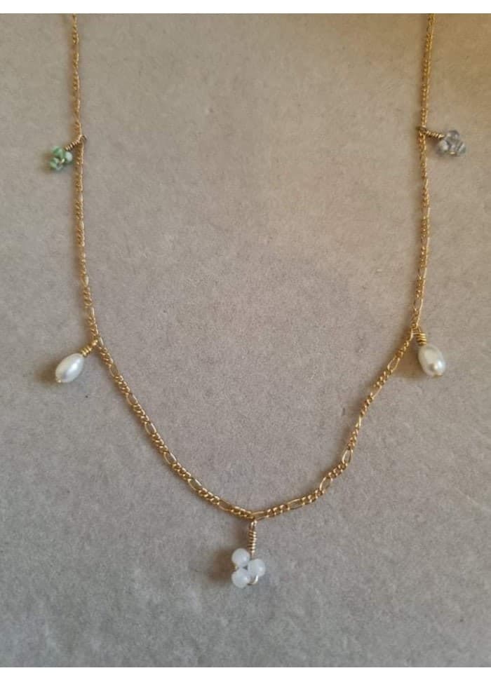 Pico Jeanne Necklace - Halskæde P02004 FG/Multi