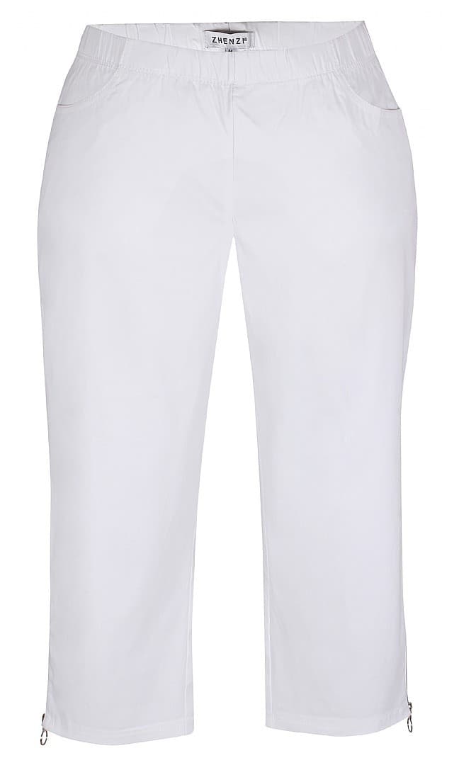 Zhenzi Jazzy pants - Bengaline - Hvid buks 2102284 White
