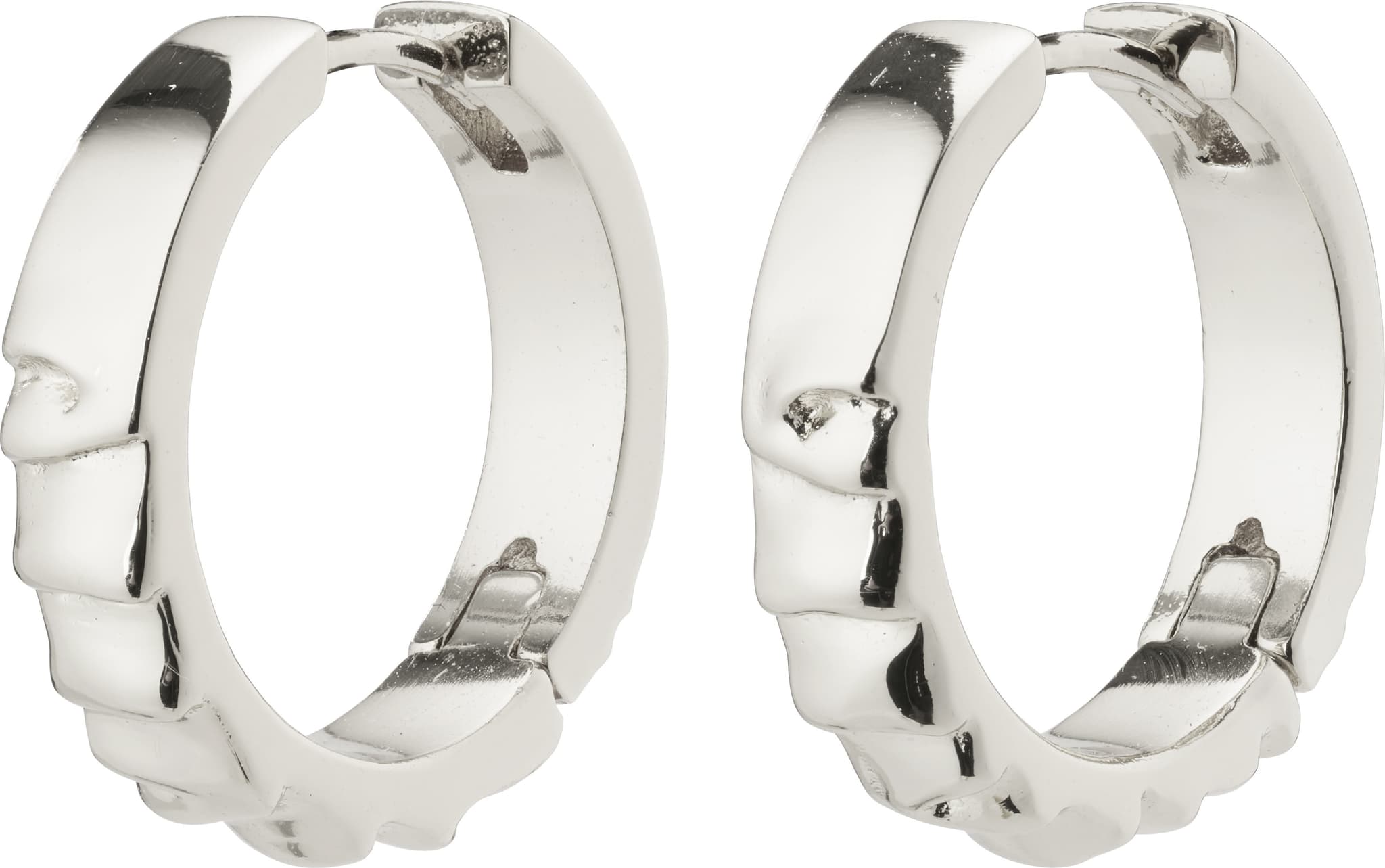 Pilgrim BLINK recycled hoops 132346003 Sølvbelagt