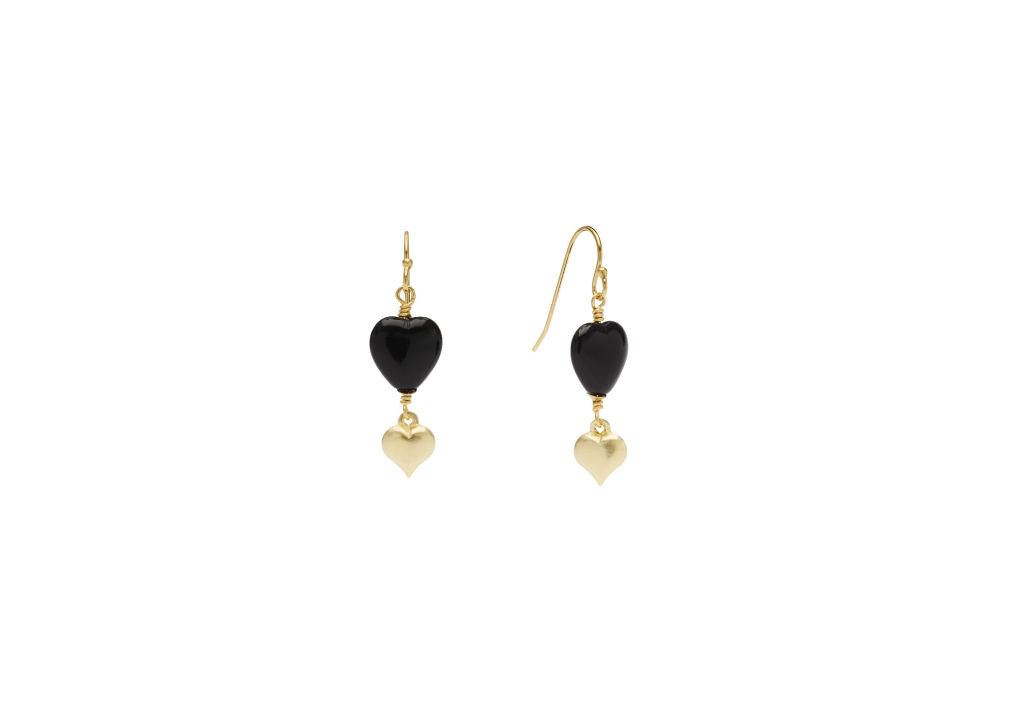 Pico DUAL LOVE EARRINGS X01011 FG,BLACK