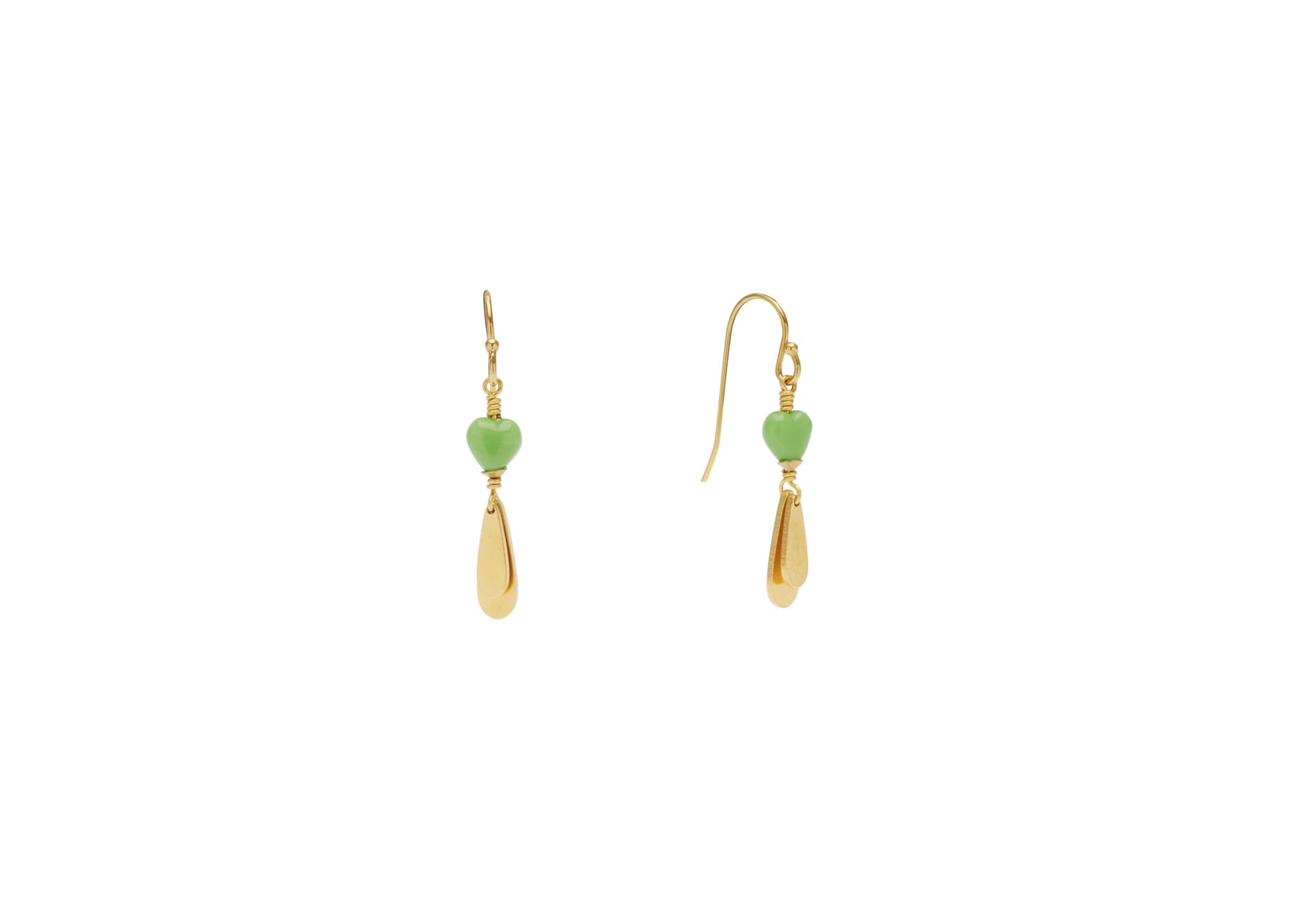 Pico HEARTLET EARRINGS X01002 FG-Jade