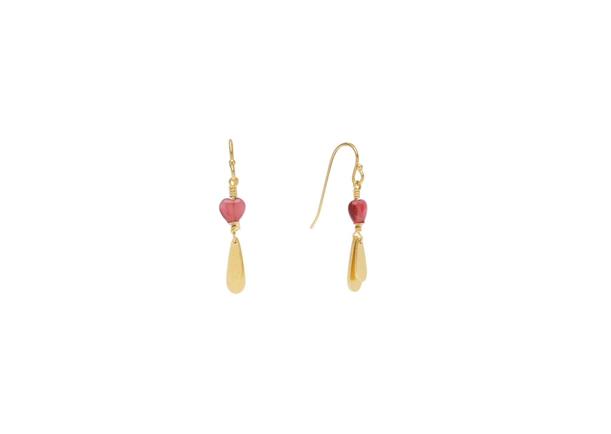 Pico HEARTLET EARRINGS X01002 FG-Raspberry