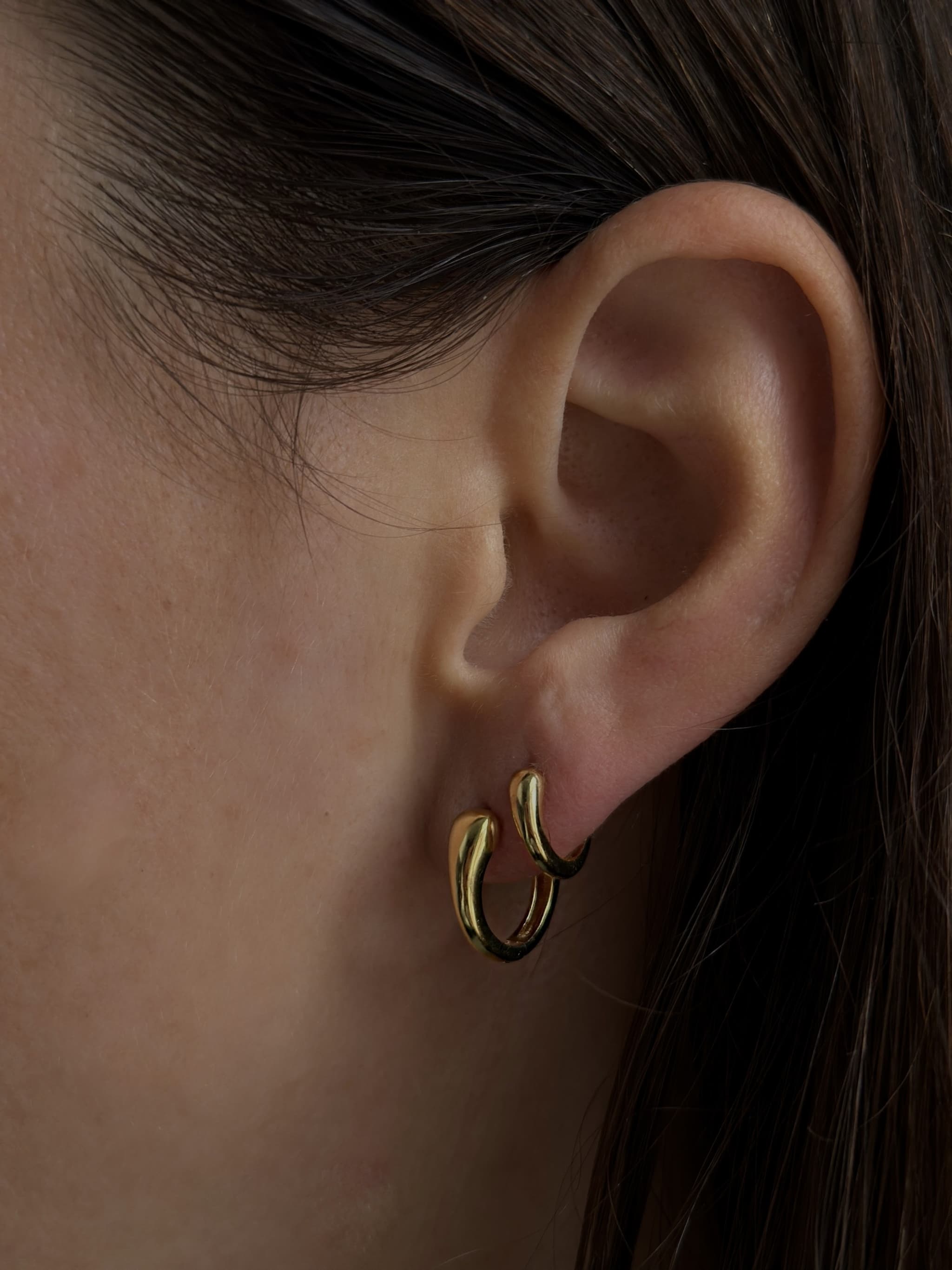 Pico IRIS HOOPS X01005 FG, Goldplated