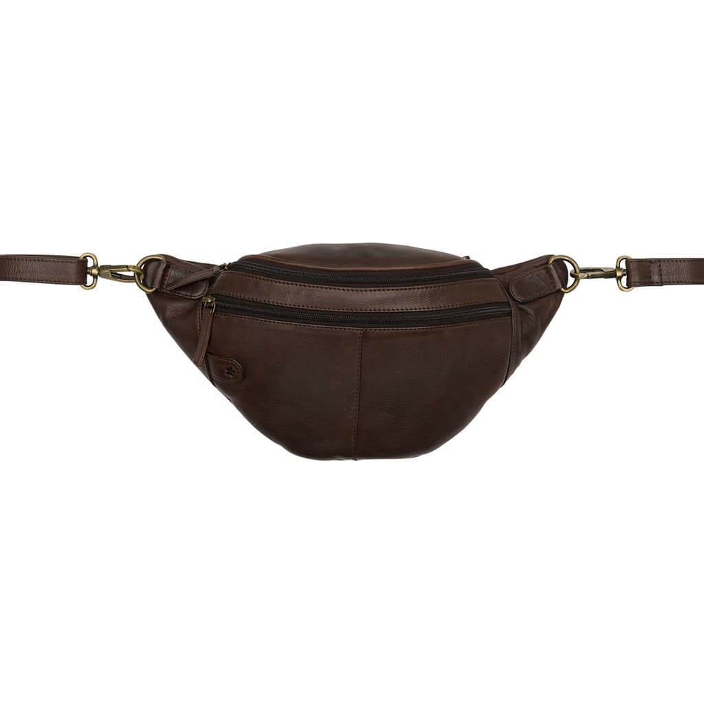 Tim&Simonsen Wanda 3 zipper Bumbag - Brun bumbag LH-9001 Brown
