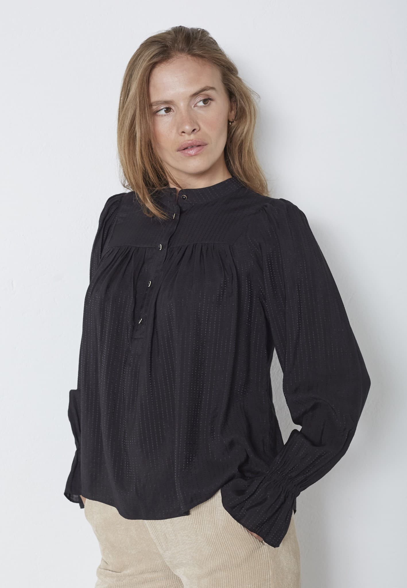 Co'couture NiamCC Blouse - Sort bluse 35910 Black
