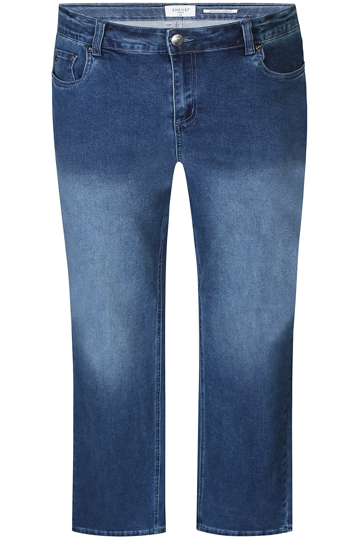 Zhenzi Zh-Step 105-Fit - Mellemblå denim Jeans 201077 Ziz Blue