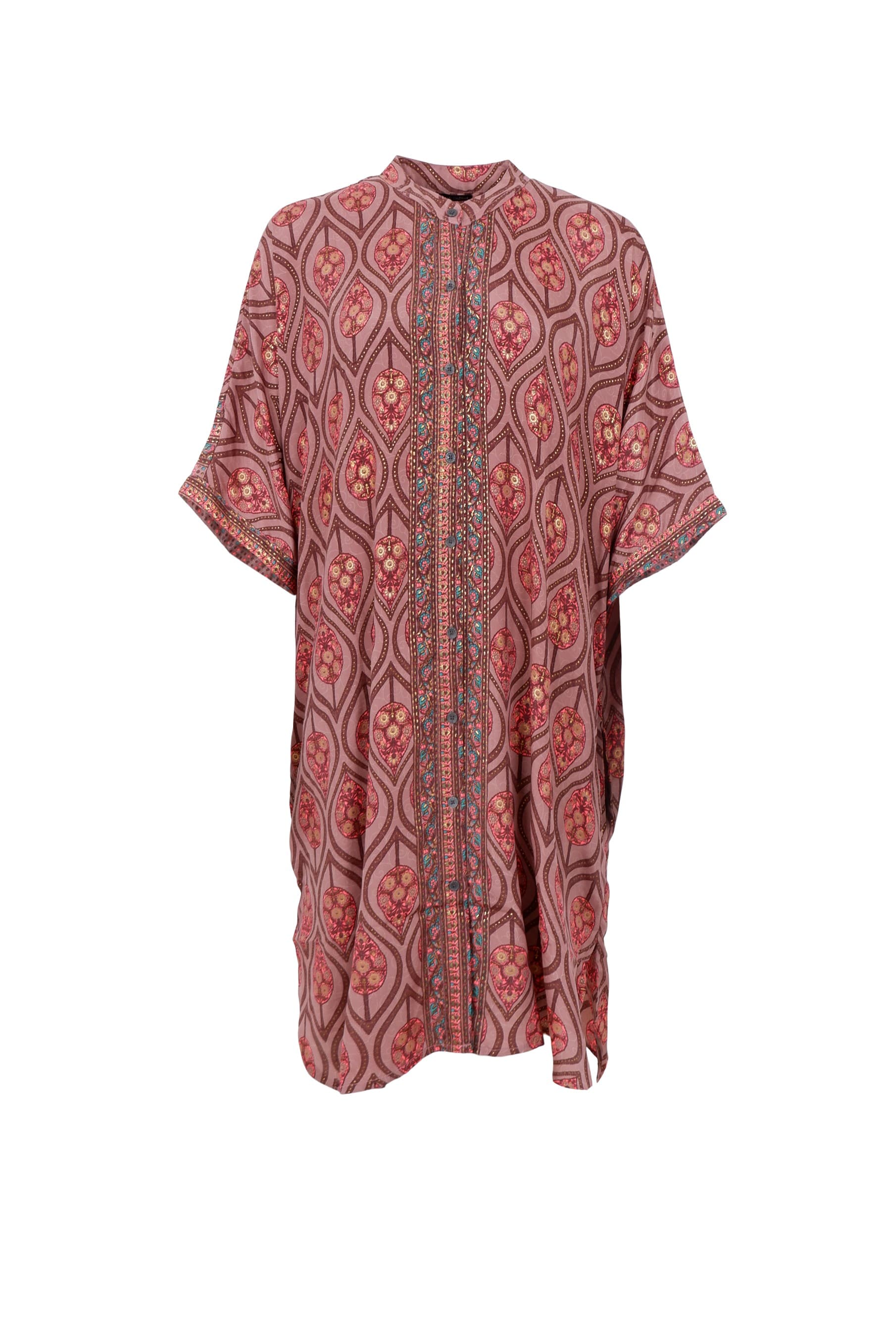 Black Colour BCLUNA TUNIC - Printet skjorte/tunika 39168 Powder Tulip