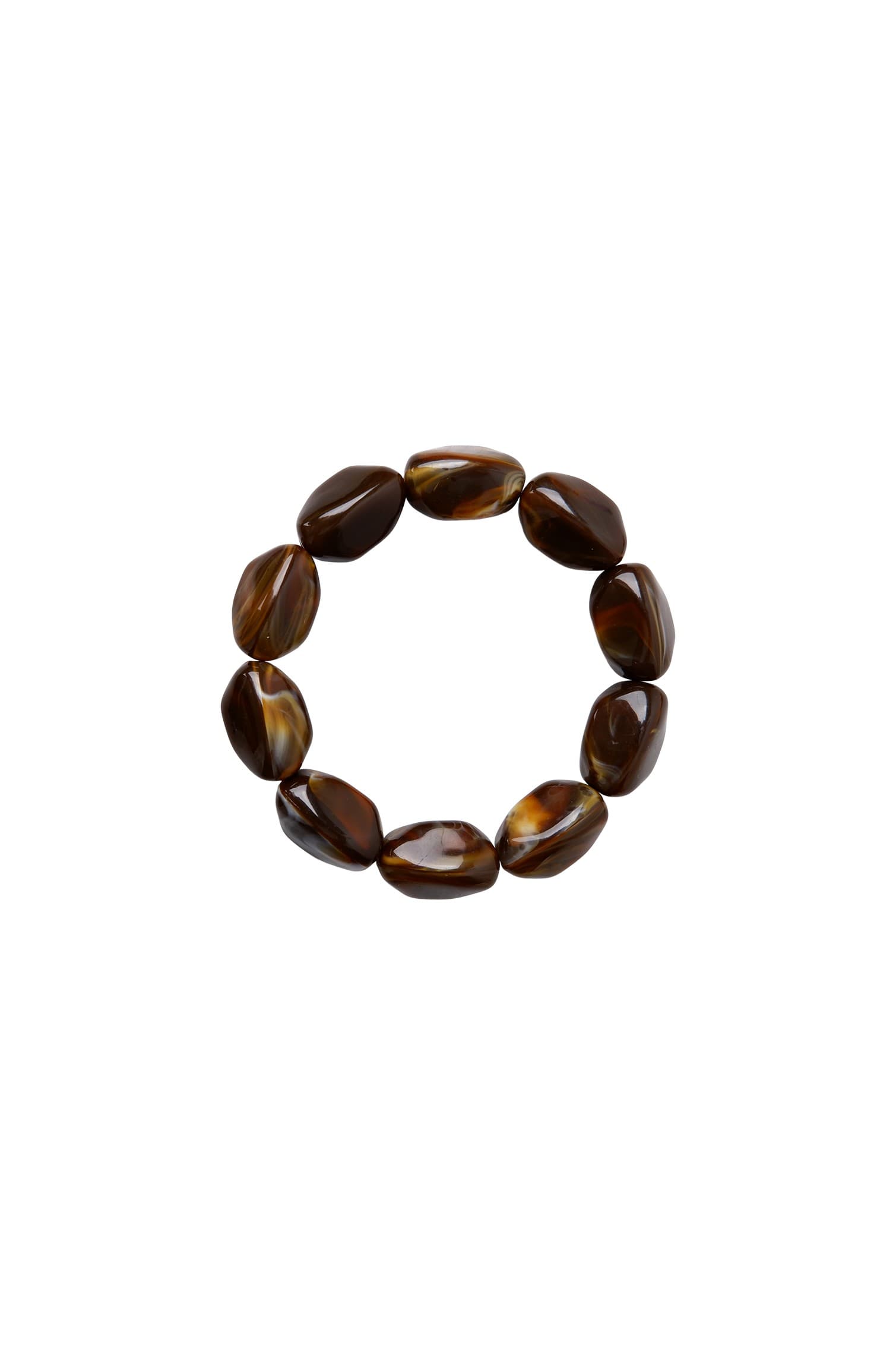 Black Colour BCLYON BRACELET - Brunt armbånd 4487 Mocca