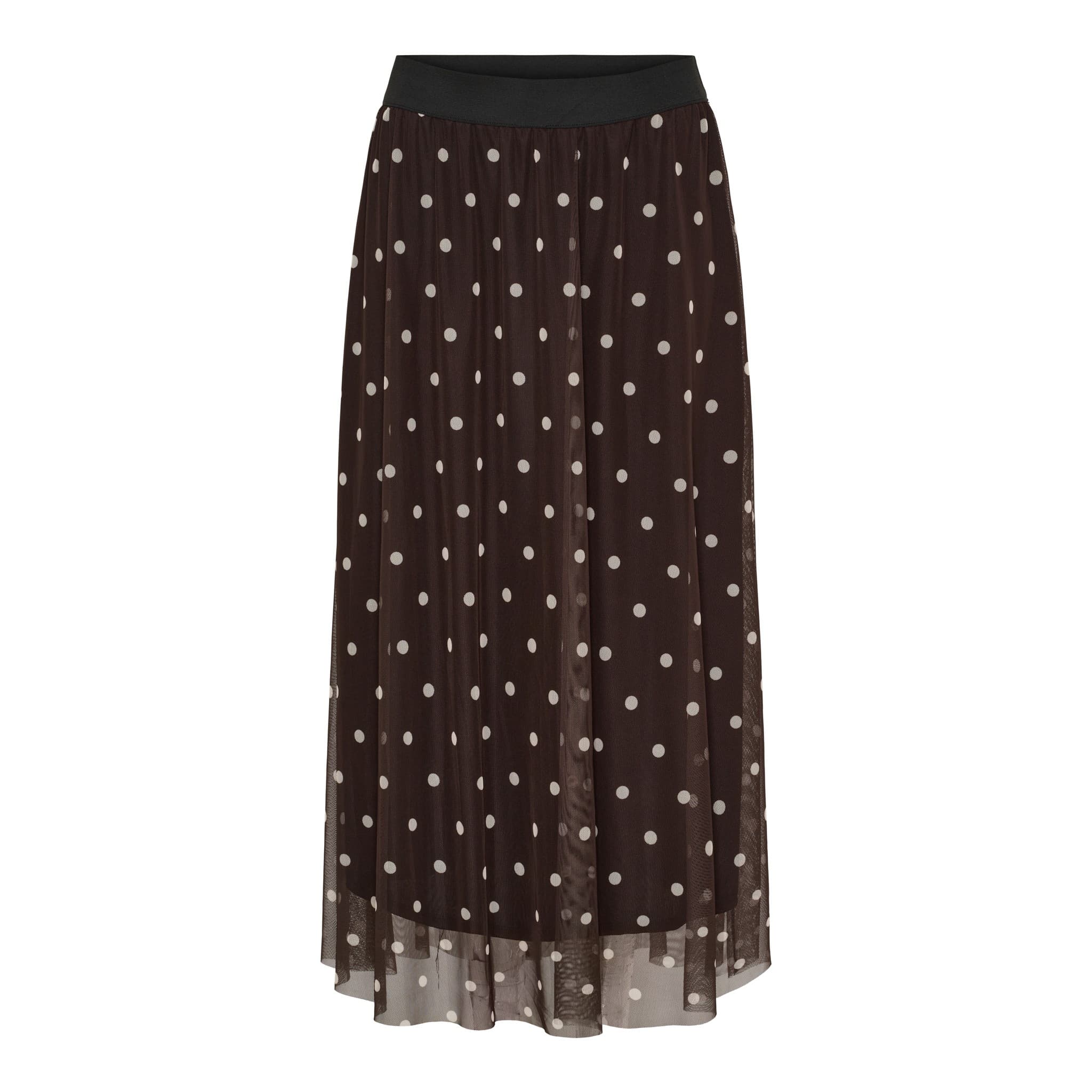 Marta MdcImani Skirt - Prikket mesh nederdel 37106 Moro Dot