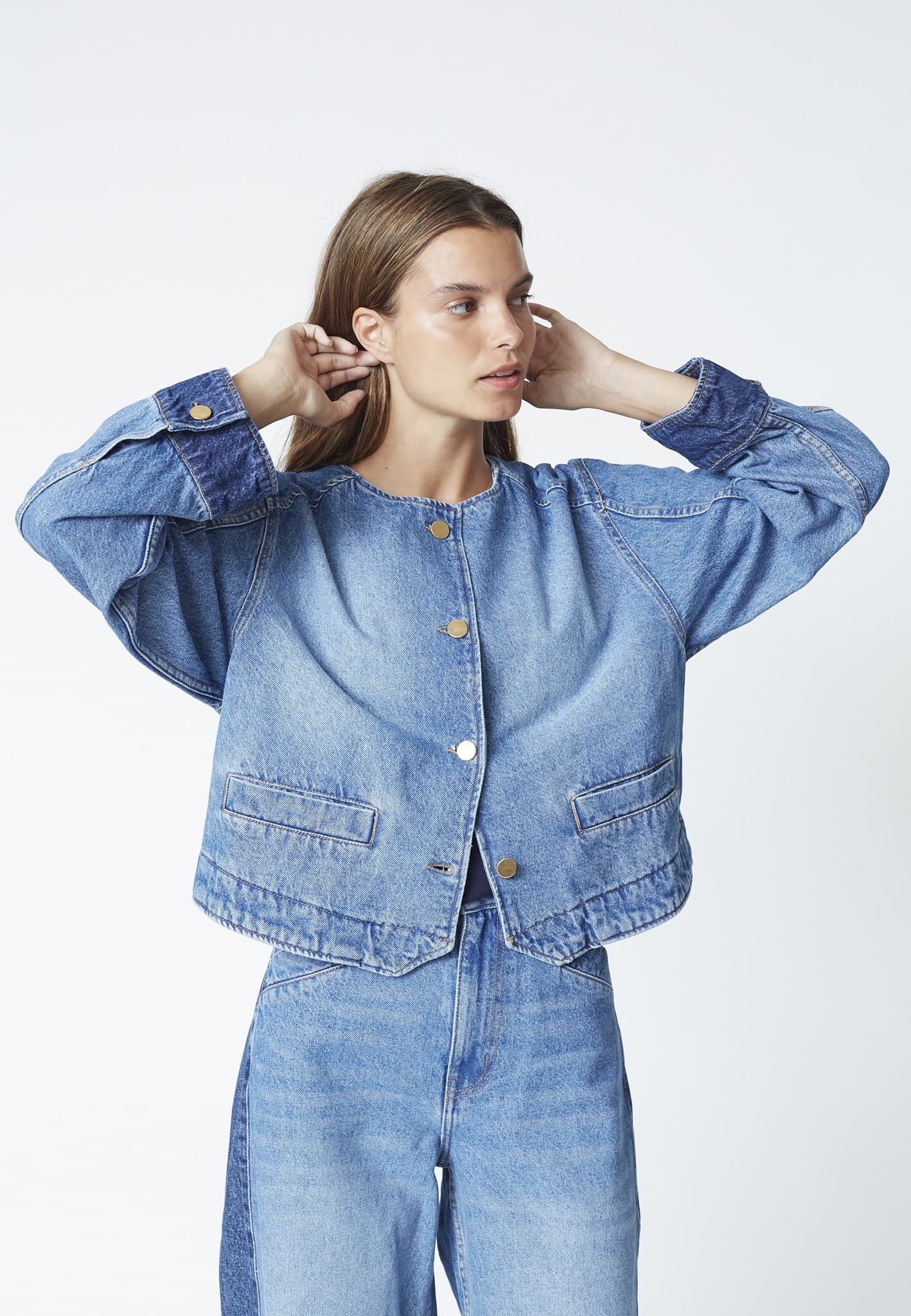 Co'Couture BilbaoCC Denim Jacket - Cowboy jakke 30362 Denim Blue