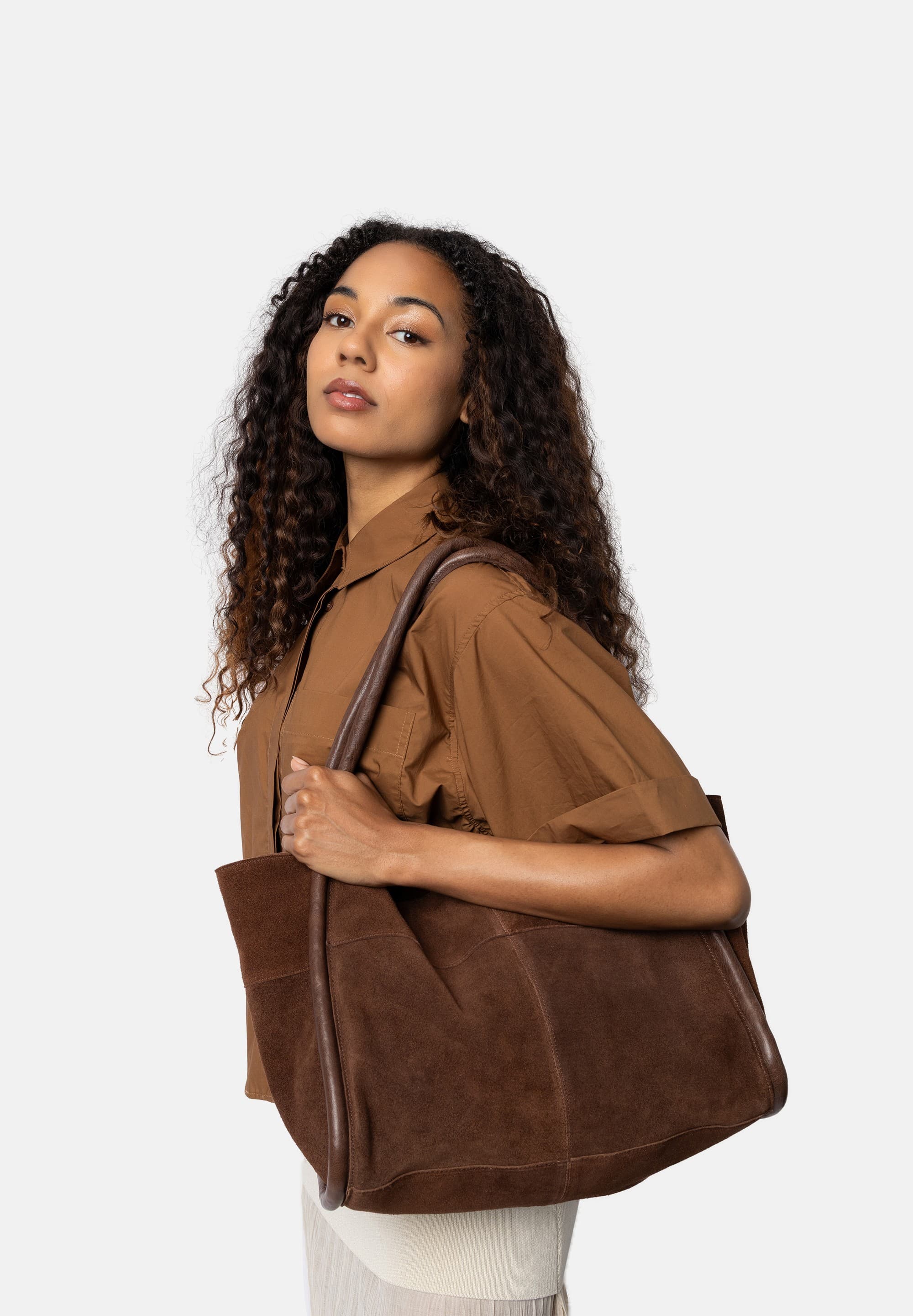 RE:DESIGNED Meno bag - Brun skuldertaske 6543 Woodsmoke