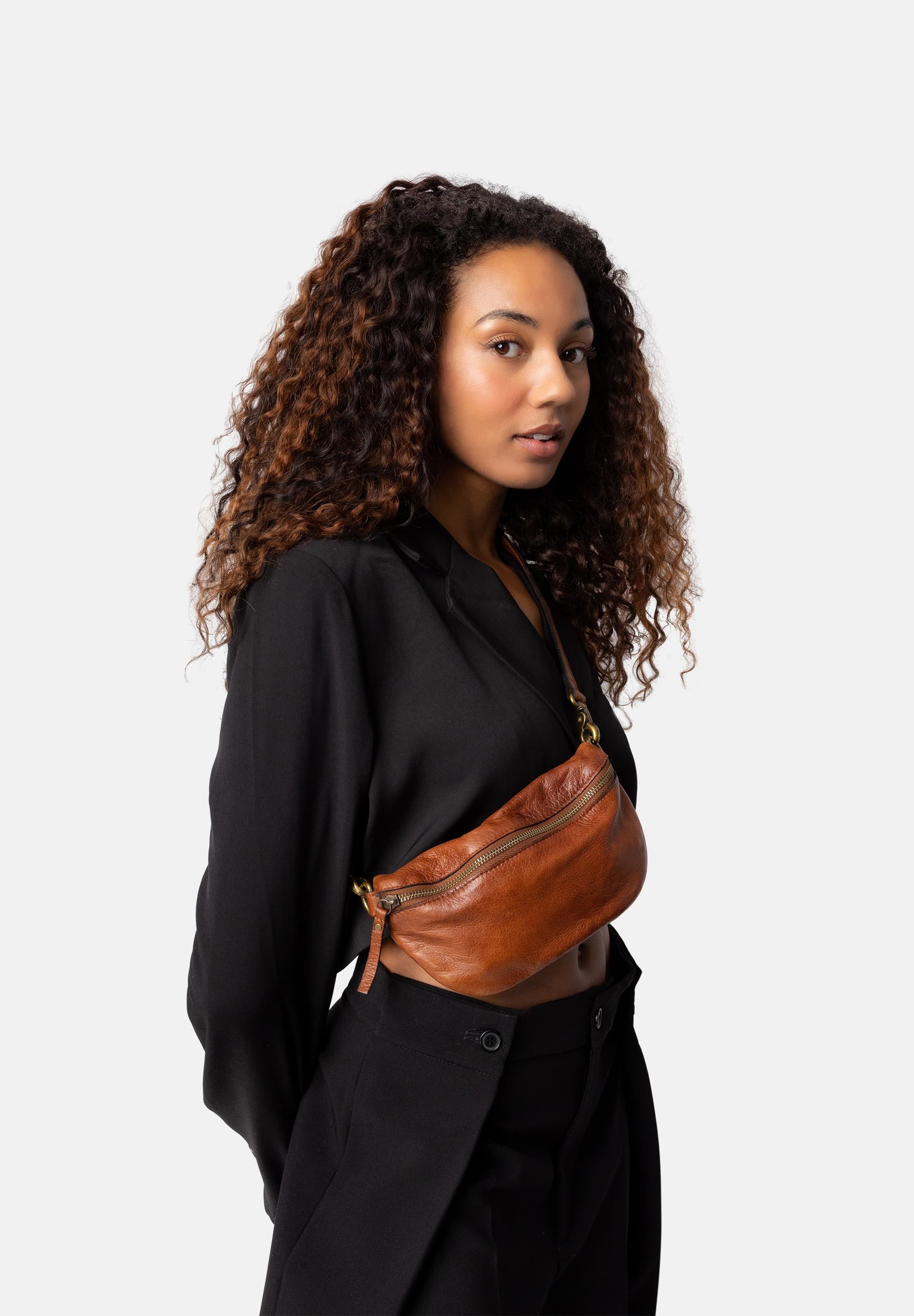 RE:DESIGNED Gisela bumbag - Brun mini bumbag 6239 Walnut