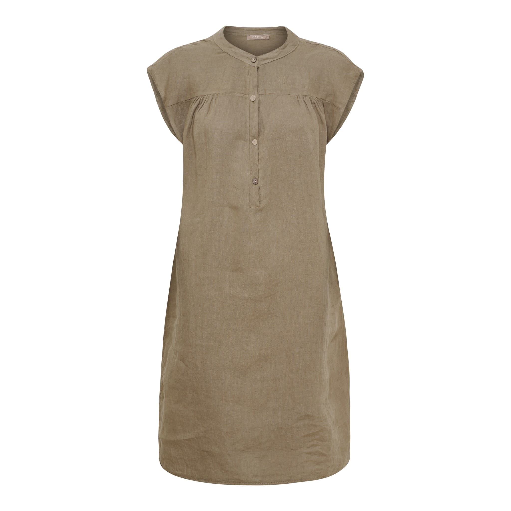 Marta MdcLuma Dress - Beige hørkjole 92756 Coloniale