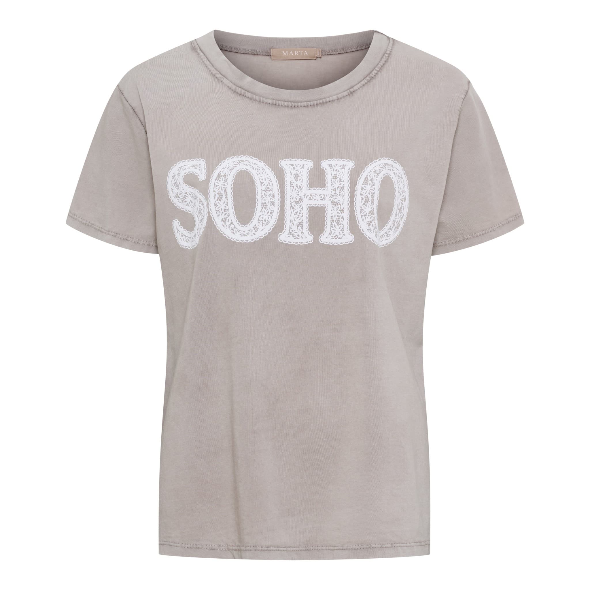 Marta MdcBelina Tee - Brun SOHO t-shirt 22585 Fango