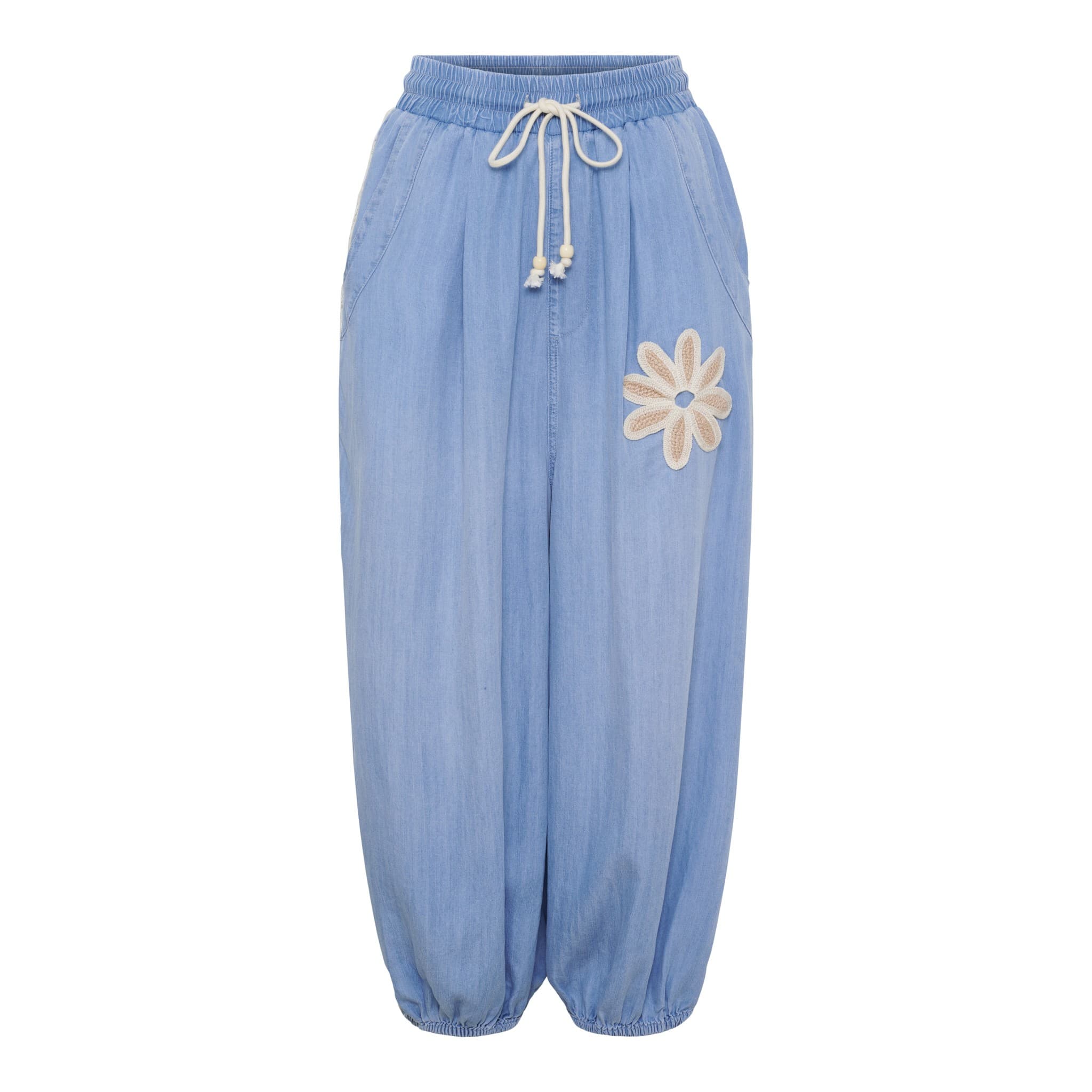 Marta MdcOlive Knickers - Bløde denim bukser SW5167 Denim