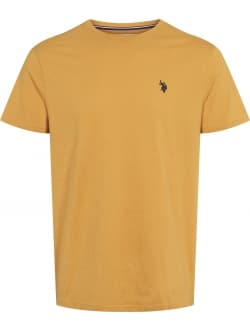 U.S POLO ASSN T-shirt i orange til herre | Regular fit | Orange 2XL