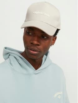 Jack & Jones Originals Studios baseball-kasket i grå Onesize