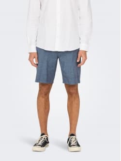 ONLY & SONS shorts i blå til herre Blå  S