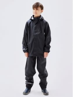 Name It unisex regntøj i sort Sort 86