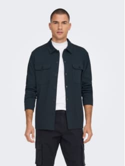 ONLY & SONS Overtrøje i dark navy til herre XS
