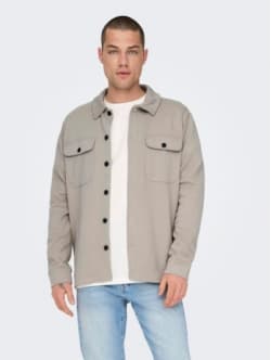 ONLY & SONS Overtrøje i Vintage Khaki til herre XS