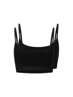 HUGO 2pak bralette i sort til kvinder Sort XL