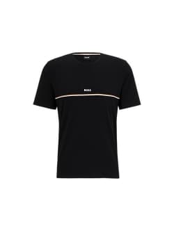 BOSS Unik T-shirt i Sort til Mænd Sort S