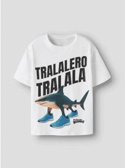 Name it "Italian brainrot" T-shirt i hvid til drenge Hvid 122/128