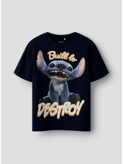 Name it "Stitch" T-shirt i navy blazer til drenge Navy Blazer 122/128