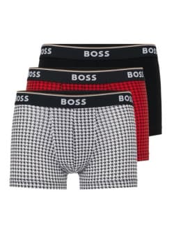 BOSS 3Pak underbukser i multifarvet m. design til herre - OUTLET M Multifarvet