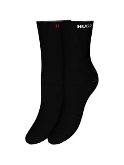 HUGO 2pak strømper i sort Sort 39 - 42