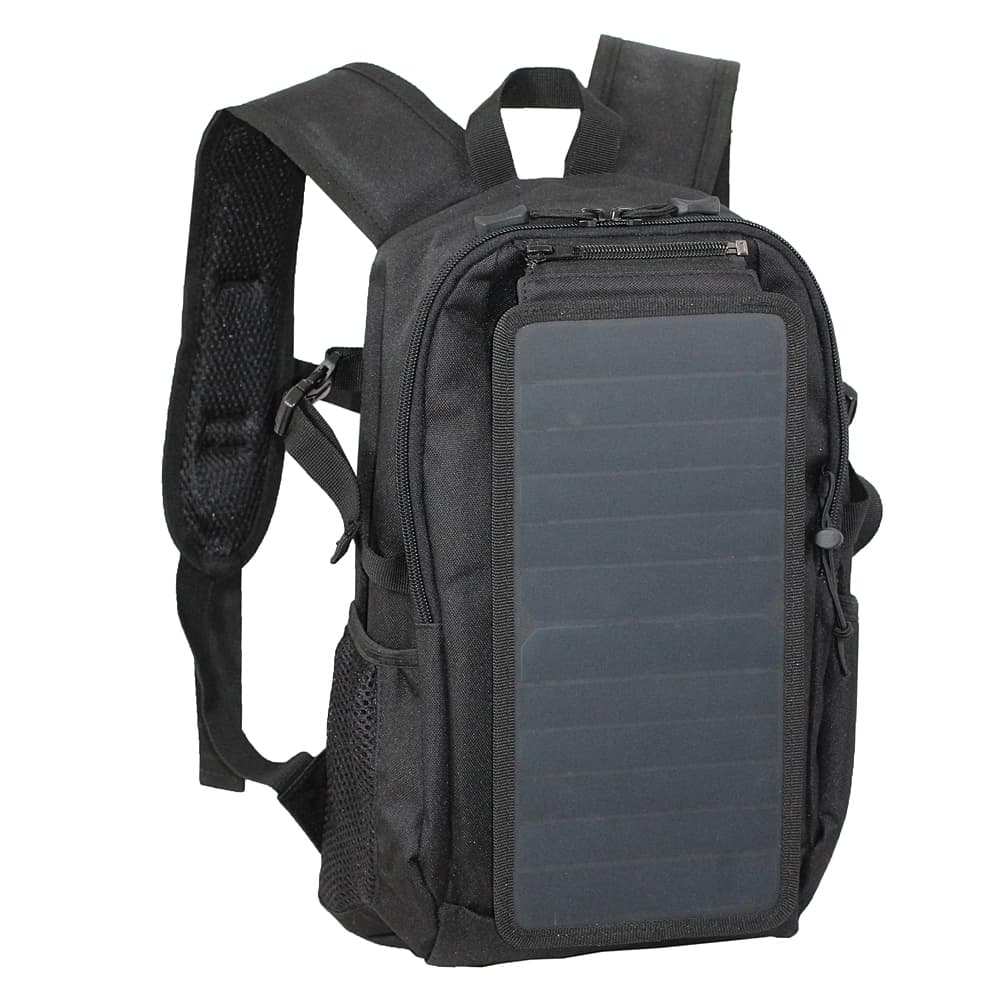 Eceen Ryggsäck med solpanel (svart, 6,5W)