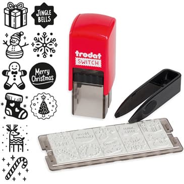 Trodat Switch Stempelsæt - Christmas