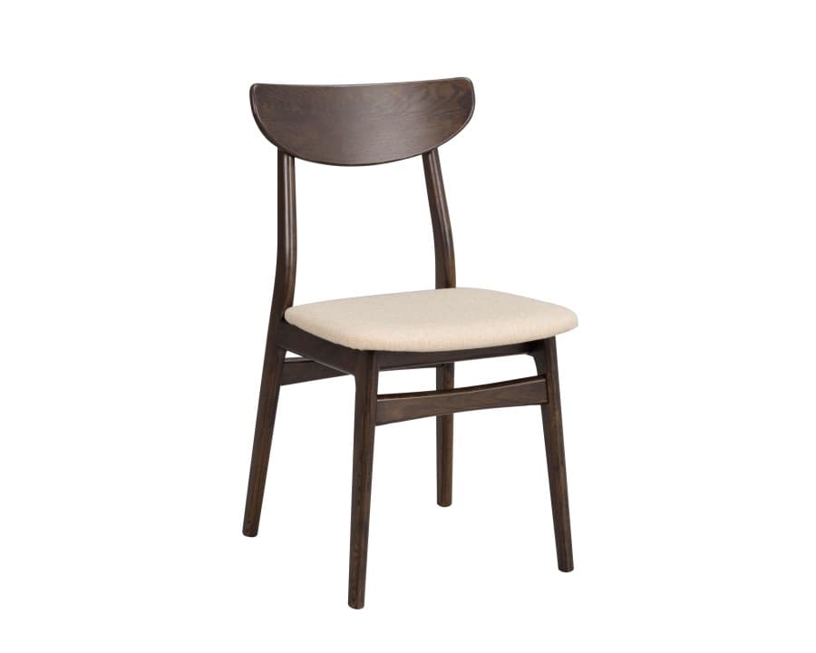 Rowico Rodham spisebordsstol brun/beige - Rowico Home - Spisebordsstole Senior
