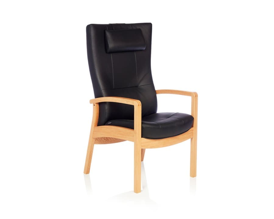 Farstrup 8400 Pi lænestol - læder - Farstrup Furniture - Hvilestole Senior