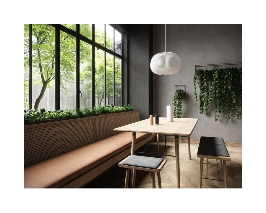Scala stool cushion i læder eller uld tekstil - EKTA Living - Tilbehør Senior