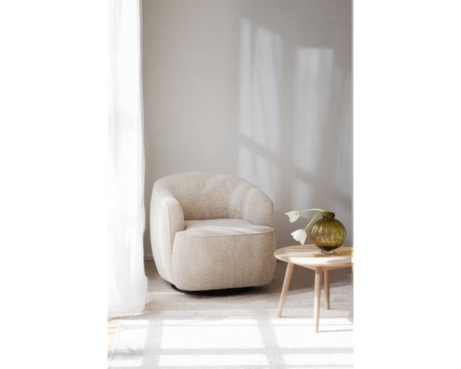 Dermot loungestol, lys beige, 2 varianter - Rowico Home - Loungestole Senior