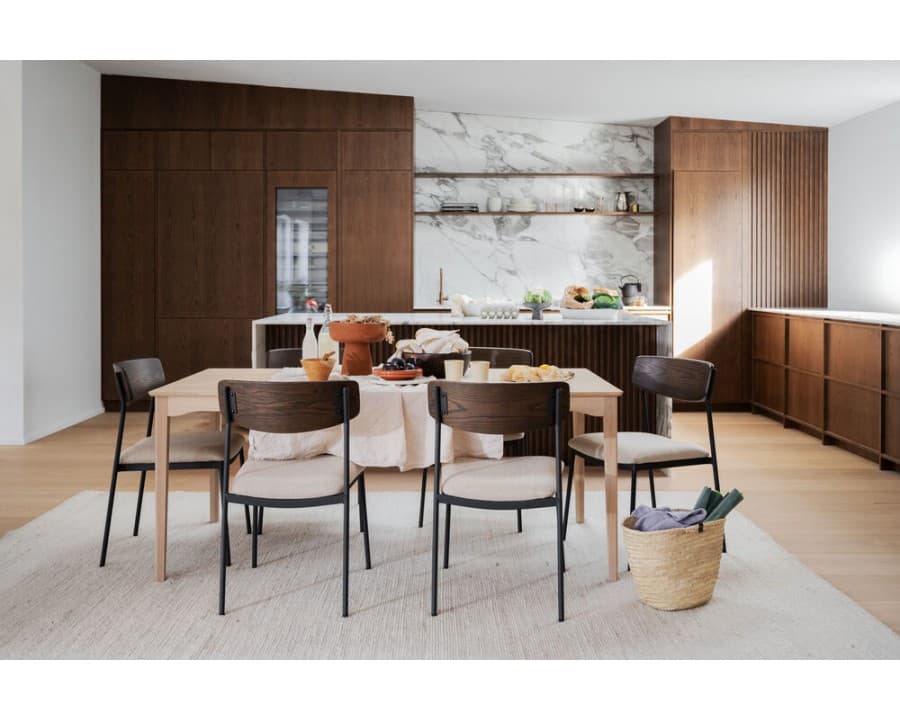 Markham spisebord, hvidpigmenteret eg - Rowico Home - Spisebord Senior