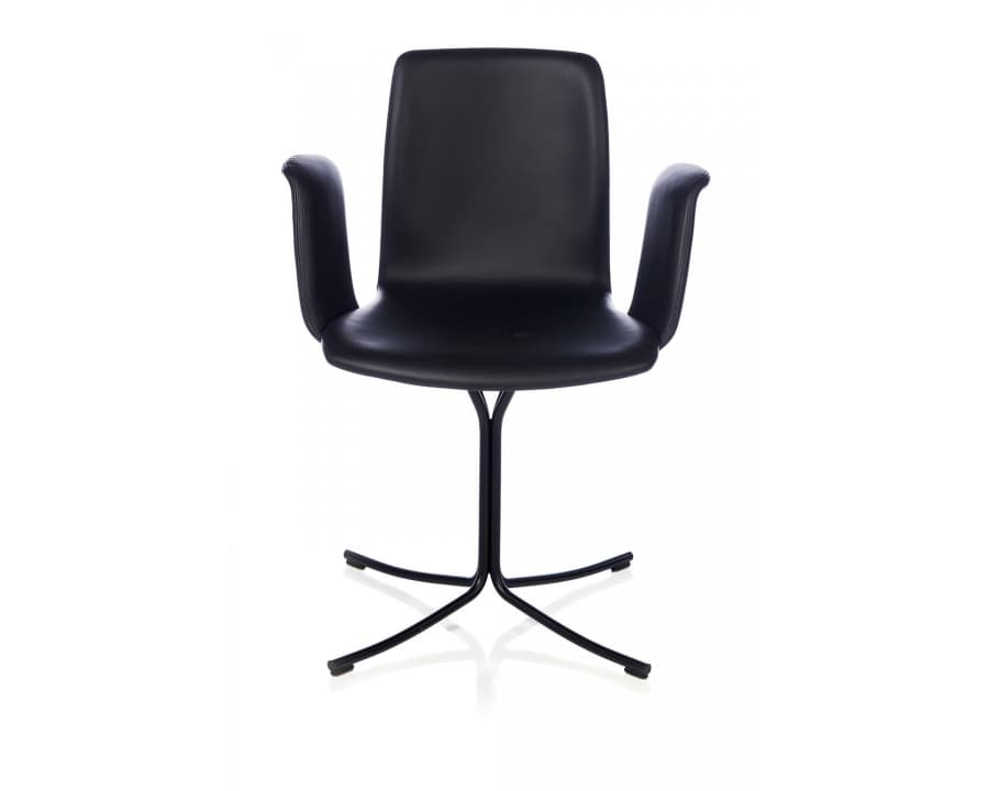 Epic Slim Stol Sort Læder - Skipper Furniture - Spisebordsstole Senior