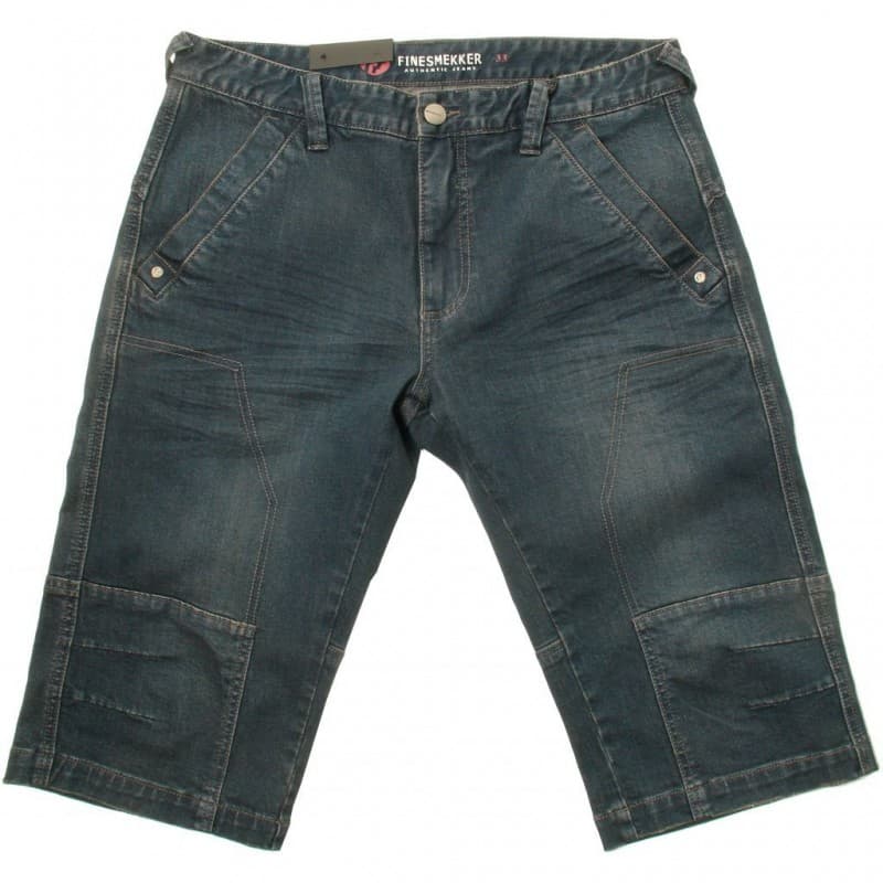 Finesmekker Blue Denim Shorts Night Sky 33