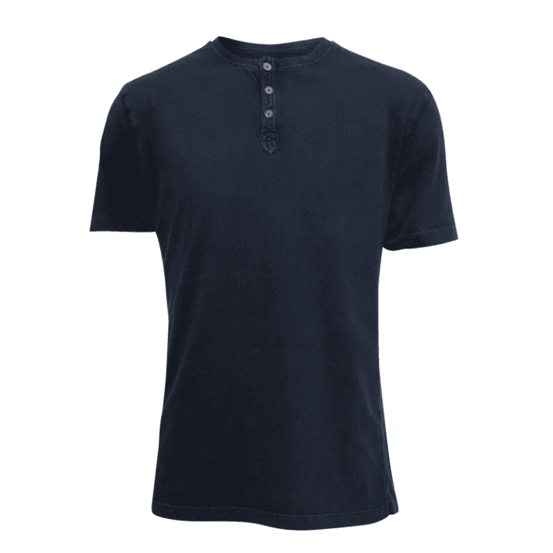Finesmekker Faro Grandad T-shirt M Navy Blazer
