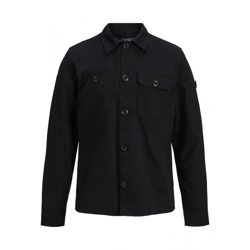 Jack & Jones Junior Classic Overshirt - Sort Sort 140