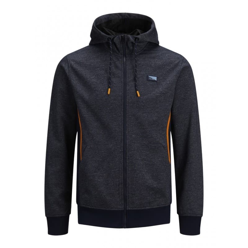 Jack & Jones Kobe Zip Hoodie - Navy Blazer L Navy Blazer