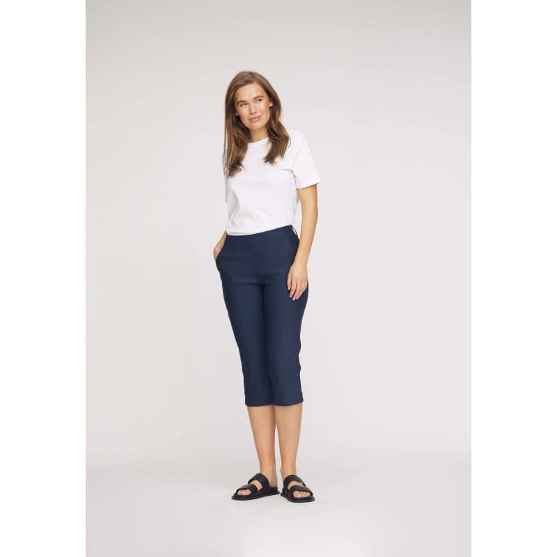 Laurie Taylor Regular Capri Bukser - Navy Navy 52
