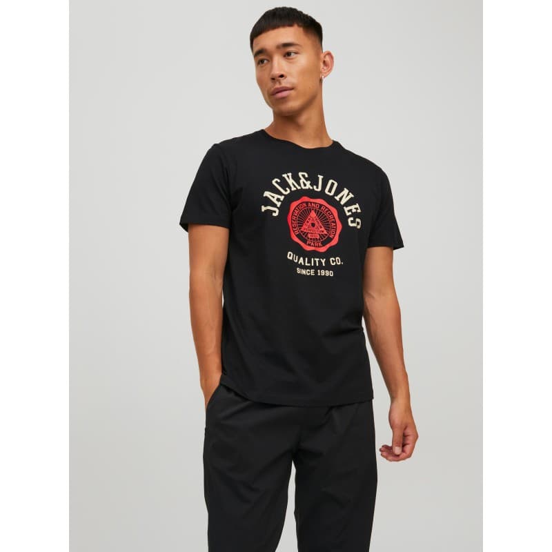 Jack & Jones Logo T-shirt - Sort Sort Xs
