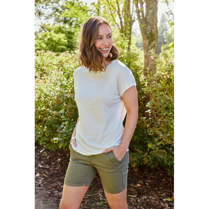 Fransa Light T-shirt - Creme/råhvid M Oxford Tan