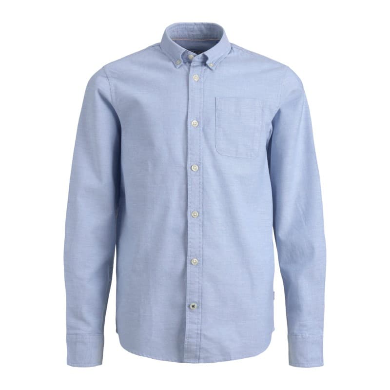 Jack & Jones Junior Oxford L/s Skjorte - Cashmere Blue 176 Cashmere Blue
