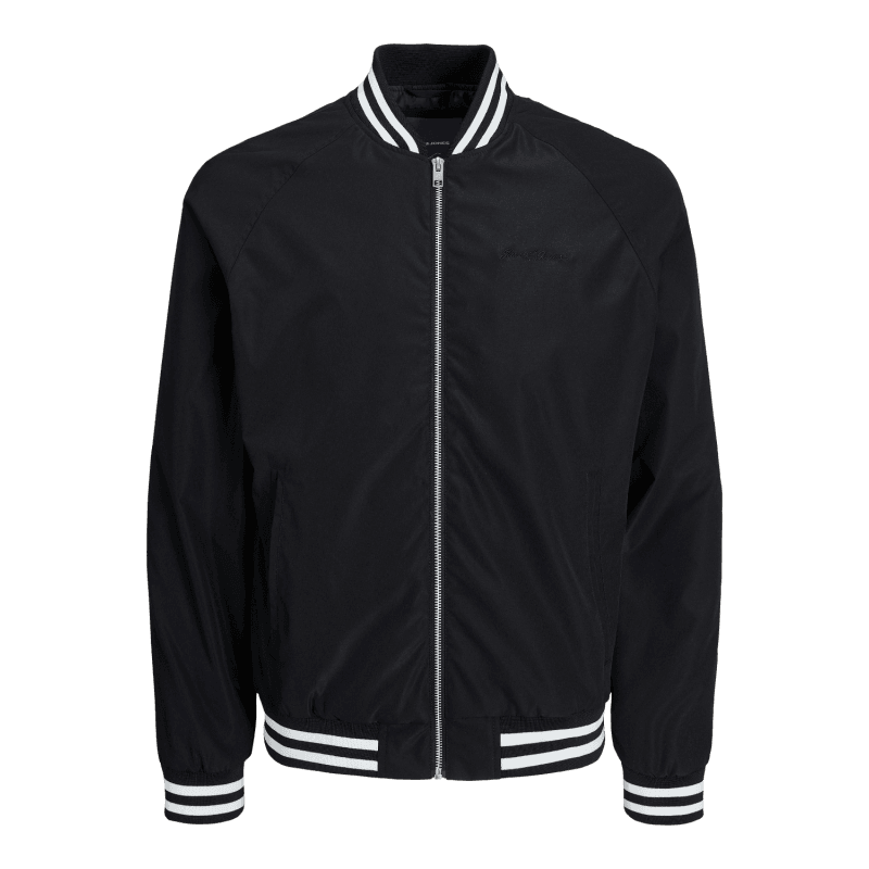 Jack & Jones Plus Lucca Bomber Jakke - Sort Eu2xl Us1l Sort