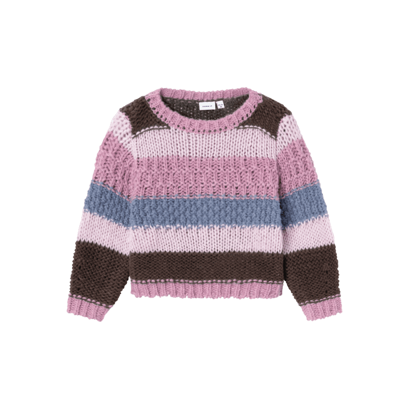 Name It Oronja Strik Sweater - Mauve Orchid 86 Mauve Orchid
